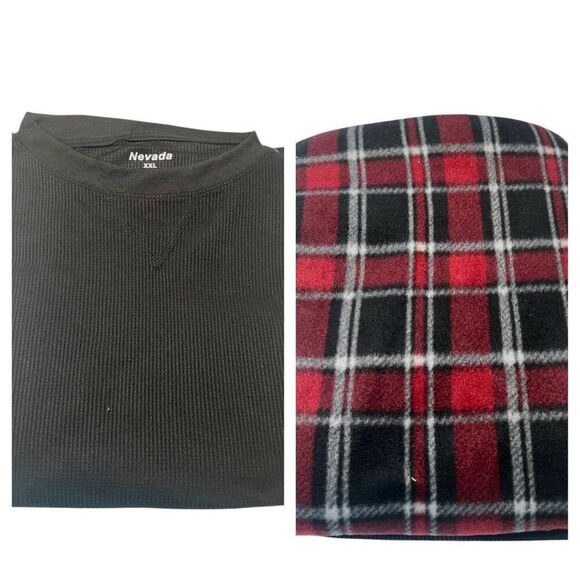 Nevada Men’s PJ Set Sz XXL Black/Red   NWOT - Picture 1 of 7